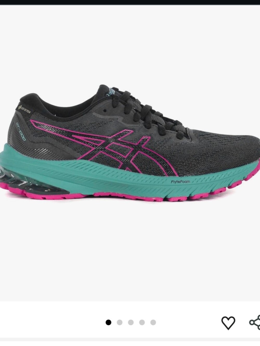 ASICS Women's GT-1000 11 Gore-Tex Breathable Mesh Running Shoes Size 6
